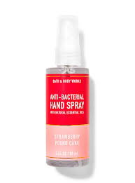 Picture of Bath & Body Works Anti-Bacterial Hand Spray, Strawberry Pound Cake